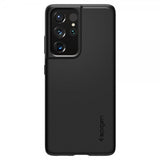 Spigen Samsung Galaxy S21 Ultra Deksel Thin Fit Svart