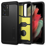 Spigen Samsung Galaxy S21 Ultra Deksel Tough Armor Svart