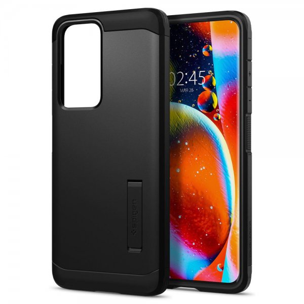 Spigen Samsung Galaxy S21 Ultra Deksel Tough Armor Svart