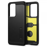 Spigen Samsung Galaxy S21 Ultra Deksel Tough Armor Svart