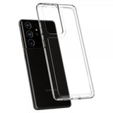 Spigen Samsung Galaxy S21 Ultra Deksel Ultra Hybrid Crystal Clear