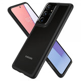 Spigen Samsung Galaxy S21 Ultra Deksel Ultra Hybrid Matte Black
