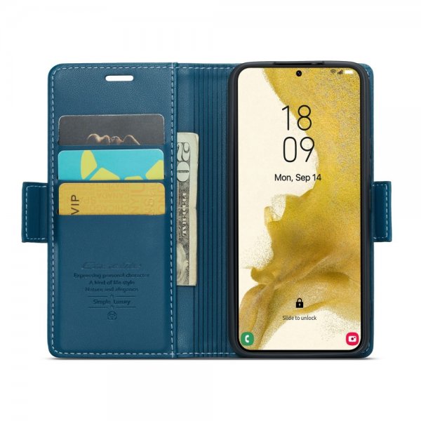 CaseMe Samsung Galaxy S22 Etui 023 Series Blå