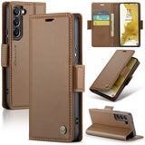 CaseMe Samsung Galaxy S22 Etui 023 Series Brun
