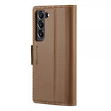 CaseMe Samsung Galaxy S22 Etui 023 Series Brun