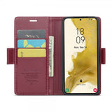 CaseMe Samsung Galaxy S22 Etui 023 Series Rød