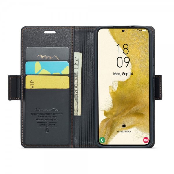 CaseMe Samsung Galaxy S22 Etui 023 Series Svart