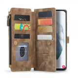 CaseMe Samsung Galaxy S22 Etui C30 Series Brun