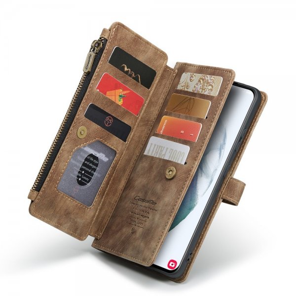 CaseMe Samsung Galaxy S22 Etui C30 Series Brun
