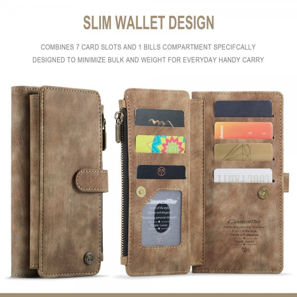 CaseMe Samsung Galaxy S22 Etui C30 Series Brun
