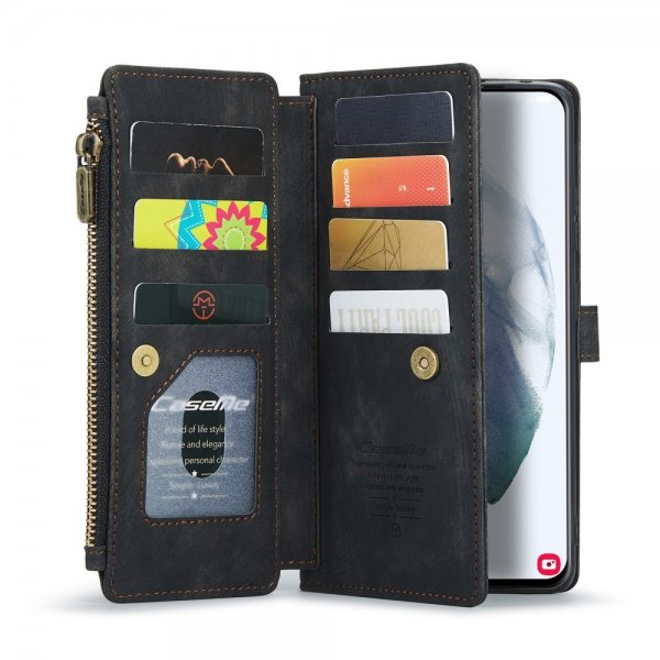 CaseMe Samsung Galaxy S22 Etui C30 Series Svart