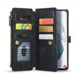CaseMe Samsung Galaxy S22 Etui C30 Series Svart