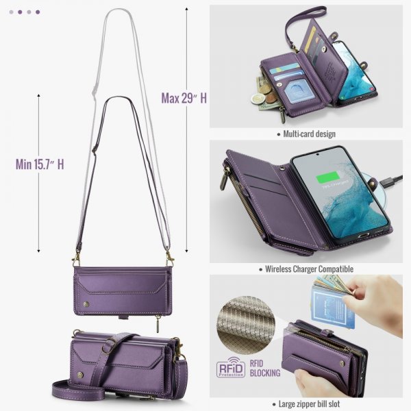 CaseMe Samsung Galaxy S22 Etui C36 Series Lilla