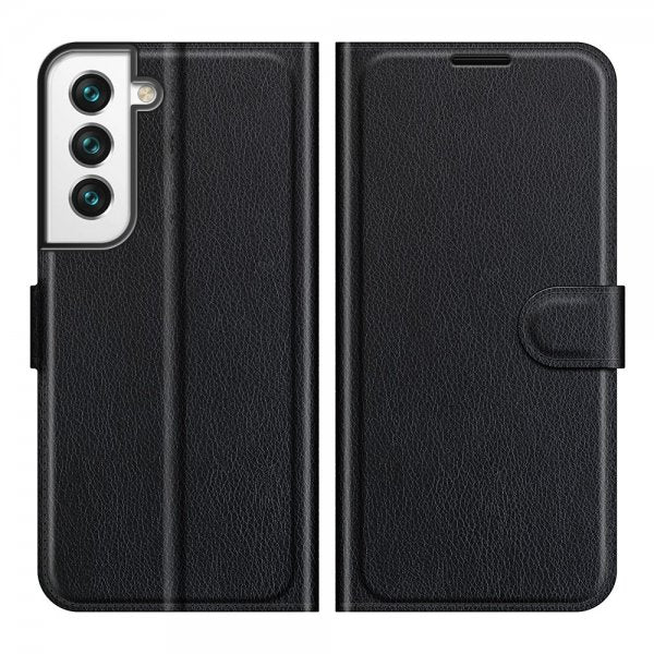 Nordic Covers Samsung Galaxy S22 Etui Litchi Raven Black