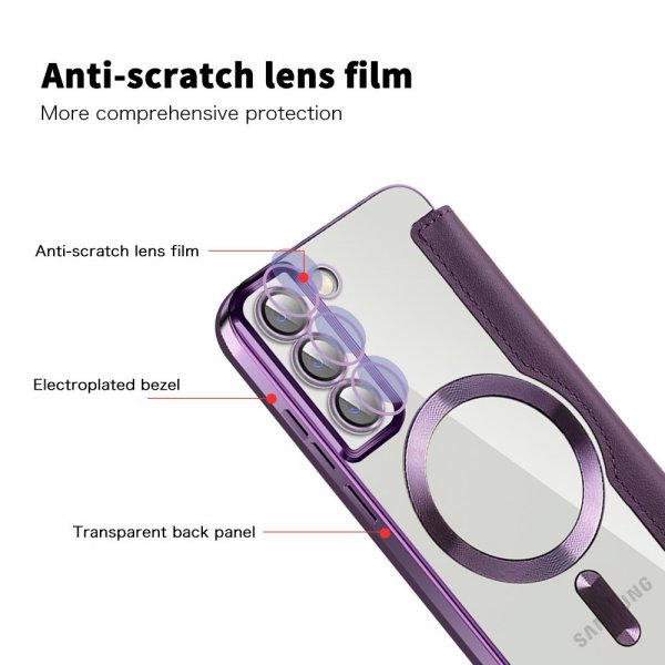 Samsung Galaxy S22 Etui MagSafe Lilla