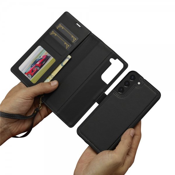 Nordic Covers Samsung Galaxy S22 Etui med avtakbart MagSafe-deksel Raven Black