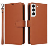 Betopnice Samsung Galaxy S22 Etui Avtagbart Deksel 005 Brun