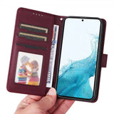 Betopnice Samsung Galaxy S22 Etui Avtagbart Deksel 005 Rød