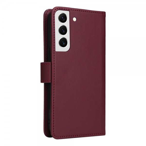 Betopnice Samsung Galaxy S22 Etui Avtagbart Deksel 005 Rød