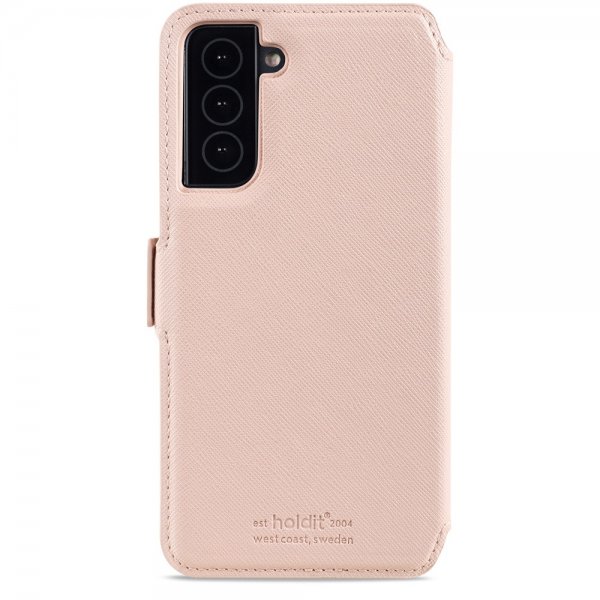 holdit Samsung Galaxy S22 Etui Stockholm Avtakbart Deksel Rosa
