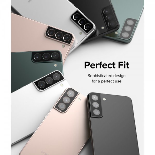 Ringke Samsung Galaxy S22/Galaxy S22 Plus Kamerabeskytter Camera Protector Glass 3-pack