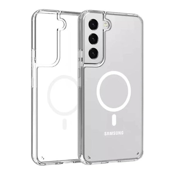 Samsung Galaxy S22 Deksel Glitter MagSafe Transparent