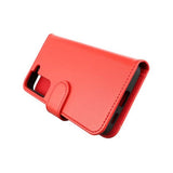Rvelon Samsung Galaxy S22 Etui Detachable Wallet Case Rød