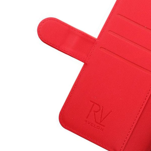 Rvelon Samsung Galaxy S22 Etui Detachable Wallet Case Rød