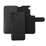 Rvelon Samsung Galaxy S22 Etui Detachable Wallet Case Svart