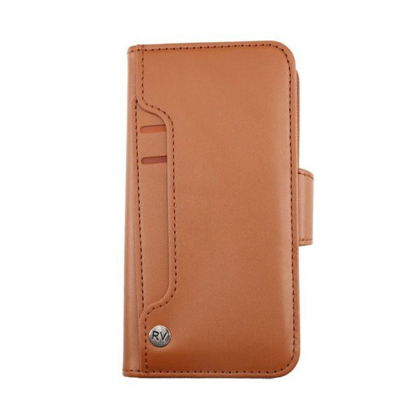 Rvelon Samsung Galaxy S22 Etui Utbrettbar Kortlomme Brun