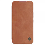 Nillkin Samsung Galaxy S22 Plus Etui Qin Series Brun