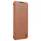 Nillkin Samsung Galaxy S22 Plus Etui Qin Series Brun