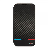 BMW Samsung Galaxy S22 Plus Etui Tricolor Stripe Carbon Svart