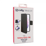 Celly Samsung Galaxy S22 Plus Etui Wally Wallet Case Svart