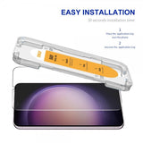 ENKAY Samsung Galaxy S22 Plus/Galaxy S23 Plus Skjermbeskytter Monteringsramme Easy Install