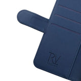 Rvelon Samsung Galaxy S22 Plus Etui Detachable Wallet Case Blå