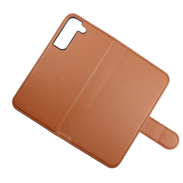 Rvelon Samsung Galaxy S22 Plus Etui Detachable Wallet Case Brun