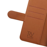 Rvelon Samsung Galaxy S22 Plus Etui Detachable Wallet Case Brun