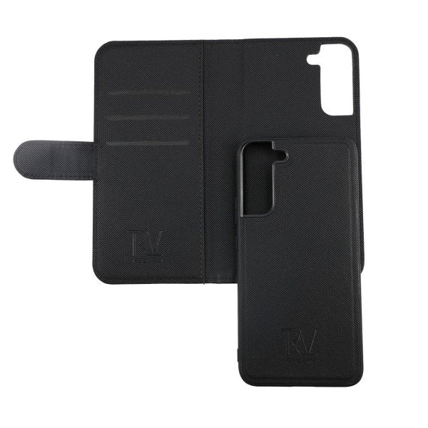 Rvelon Samsung Galaxy S22 Plus Etui Detachable Wallet Case Svart