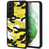 Samsung Galaxy S22 Plus Deksel 3D Kamuflasje Gul