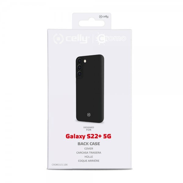 Celly Samsung Galaxy S22 Plus Deksel CROMO Svart