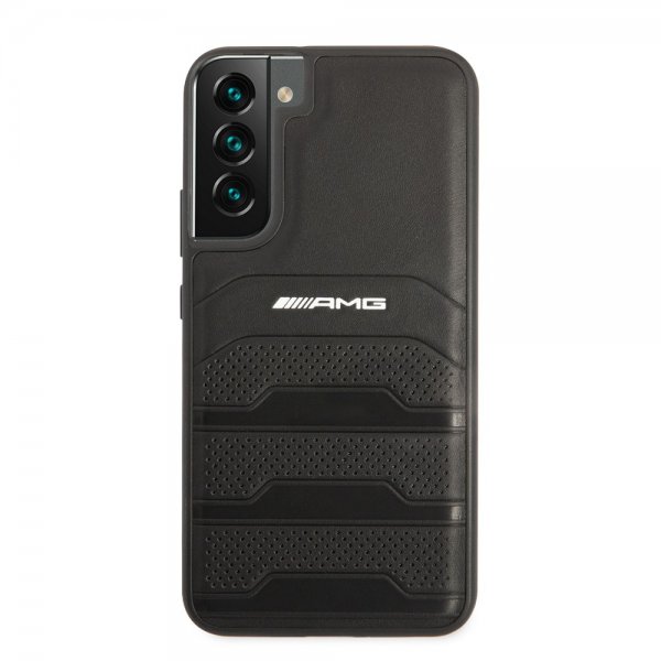 AMG Samsung Galaxy S22 Plus Deksel Debossed Lines Svart