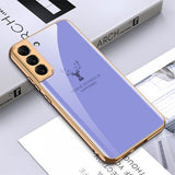 GKK Samsung Galaxy S22 Plus Deksel Hjortmotiv Lilla