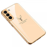 GKK Samsung Galaxy S22 Plus Deksel Hjortmotiv Beige