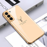 GKK Samsung Galaxy S22 Plus Deksel Hjortmotiv Beige