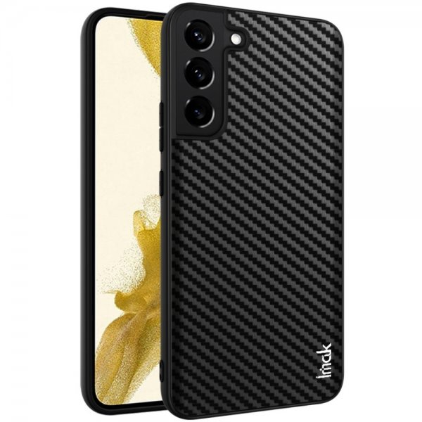 Imak Samsung Galaxy S22 Plus Deksel LX-5 Series Karbonfibertekstur Svart