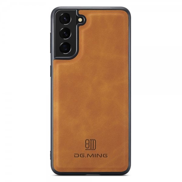 Dg.Ming Samsung Galaxy S22 Plus Deksel M1 Series Avtakbart Kortholder Brun