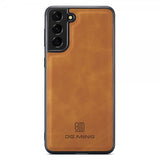 Dg.Ming Samsung Galaxy S22 Plus Deksel M1 Series Avtakbart Kortholder Brun