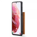 Dg.Ming Samsung Galaxy S22 Plus Deksel M1 Series Avtakbart Kortholder Brun