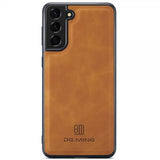Dg.Ming Samsung Galaxy S22 Plus Deksel M2 Series Avtakbart Kortholder Brun